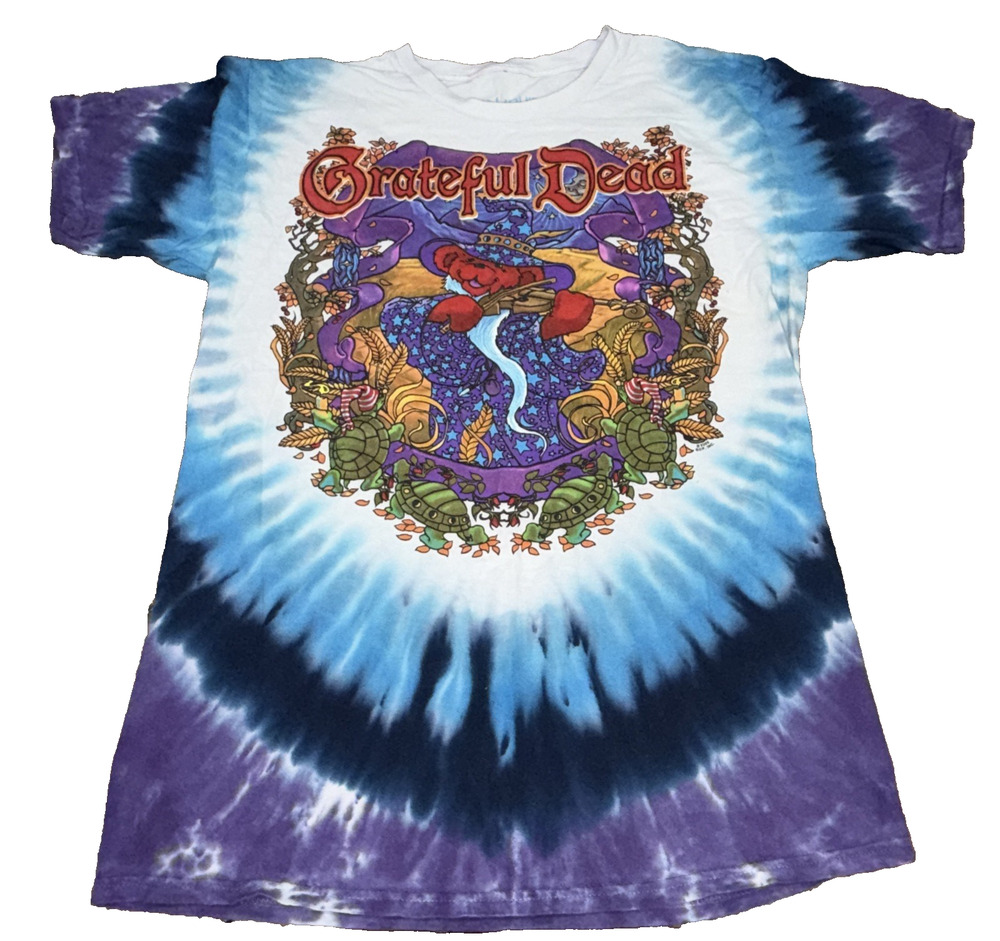 Vintage 2000 Grateful Dead Liquid Blue Tee L